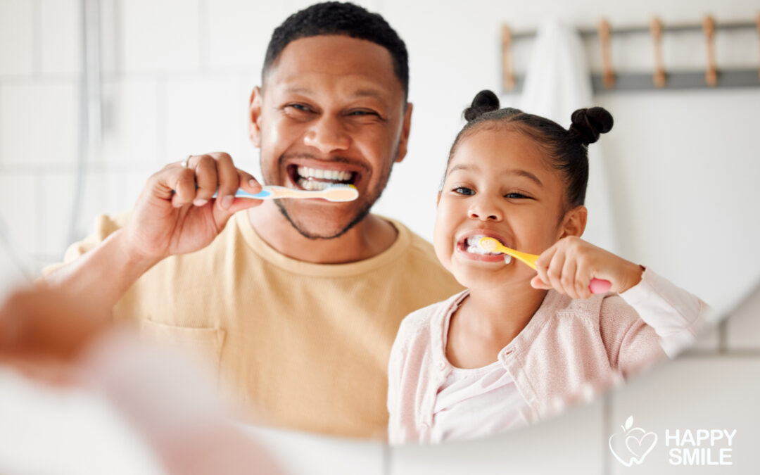 Prévention et hygiène papa avec sa fille